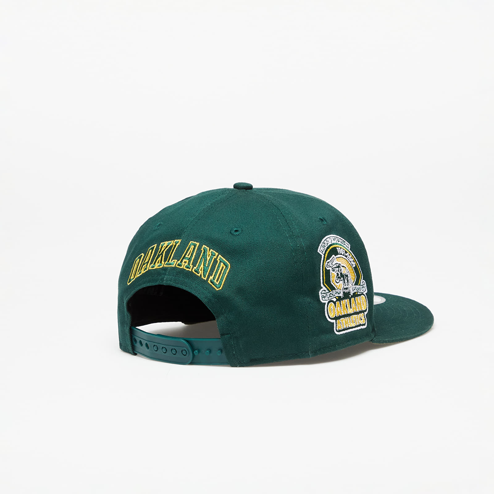 Czapki New Era Oakland Athletics Side Patch 9FIFTY Snapback Cap Dark Green/ New Olive