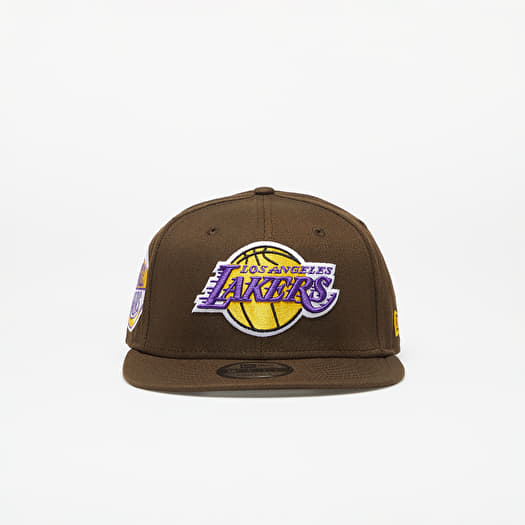 Kapa New Era Los Angeles Lakers Repreve 9FIFTY Snapback Cap Walnut/ True Purple