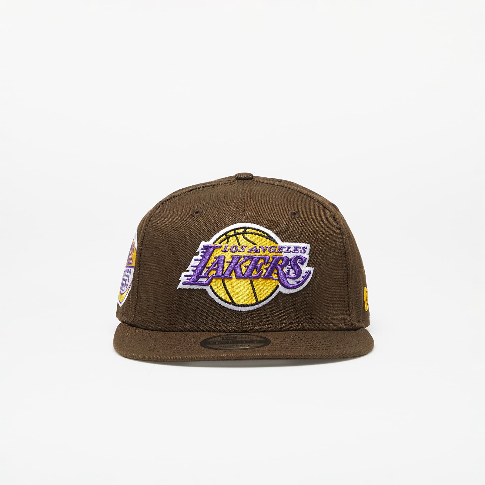 Caps New Era Los Angeles Lakers Repreve 9FIFTY Snapback Cap Walnut/ True Purple