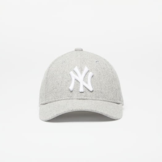 Caps New Era New York Yankees Wool Womens 9FORTY Adjustable Cap Gray/ Optic  White | Queens