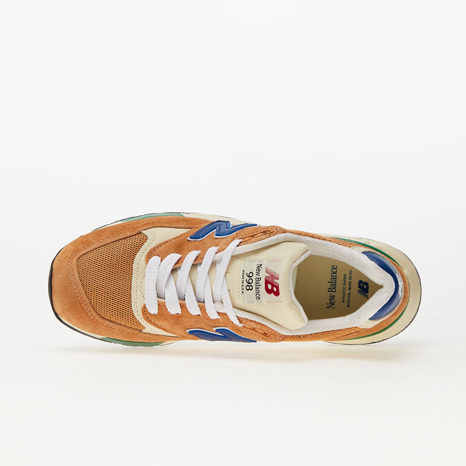 Încălțăminte și sneakerși pentru bărbați New Balance 998 Made in USA Orange/ Royal