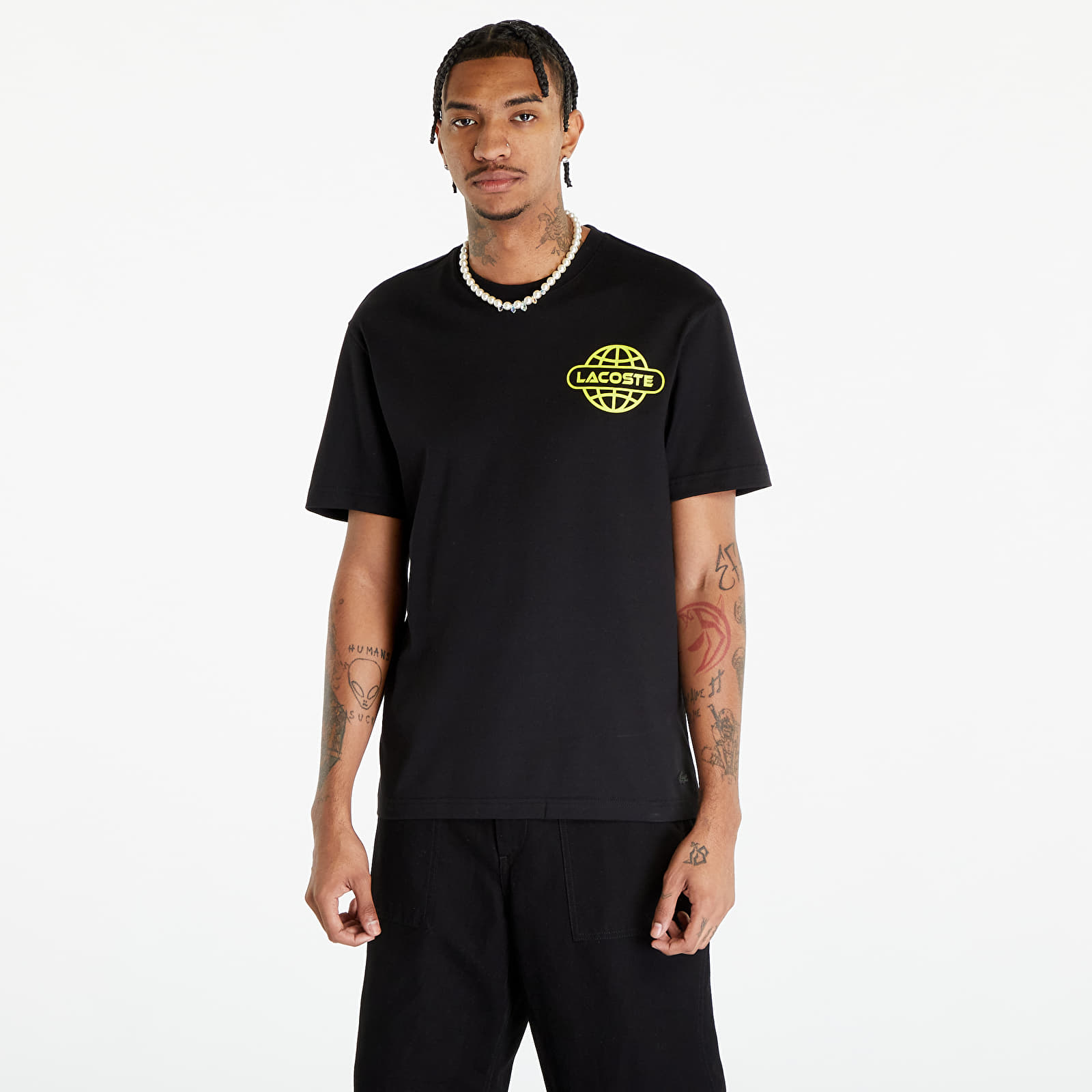 Trička LACOSTE Men's T-shirt Black