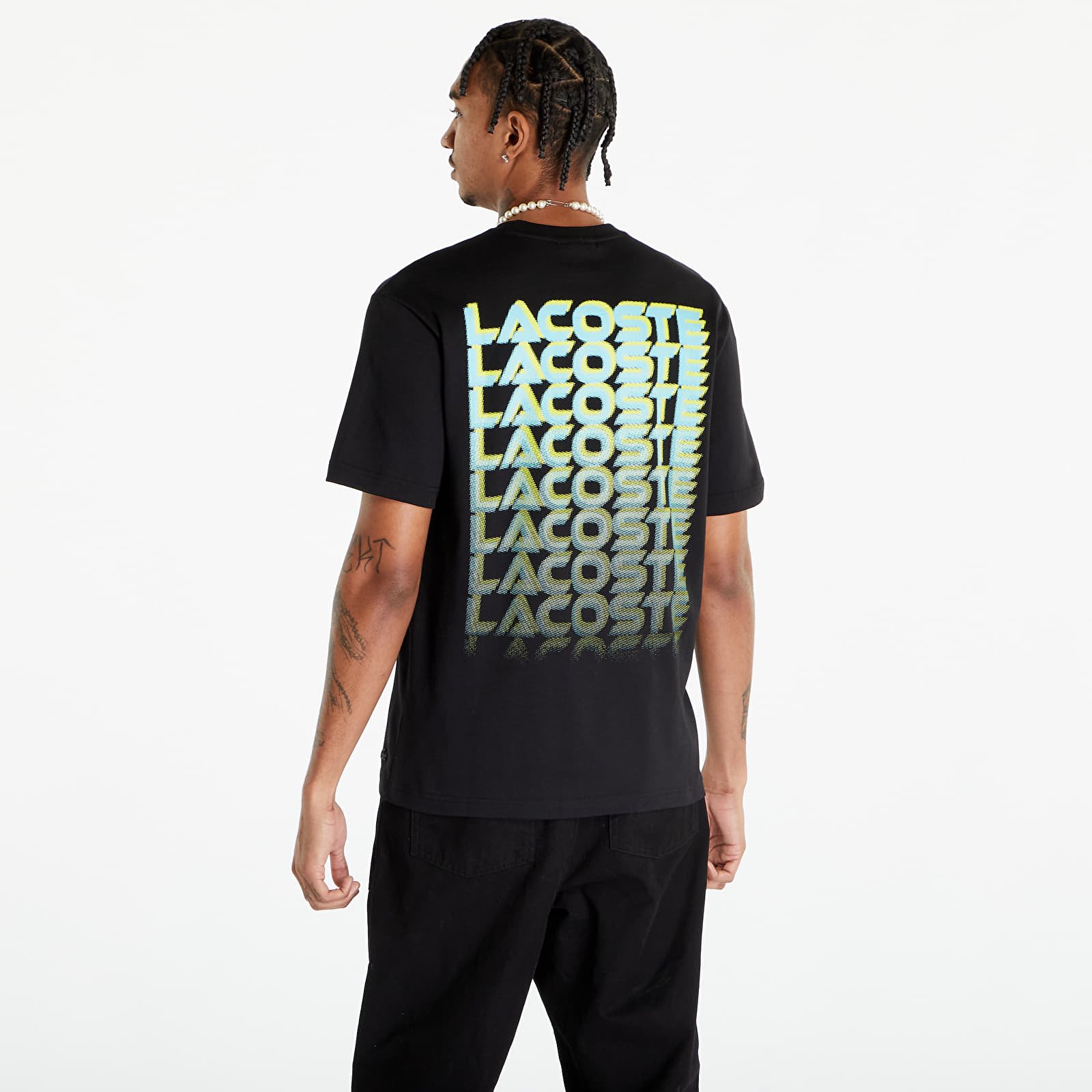Trička LACOSTE Men's T-shirt Black