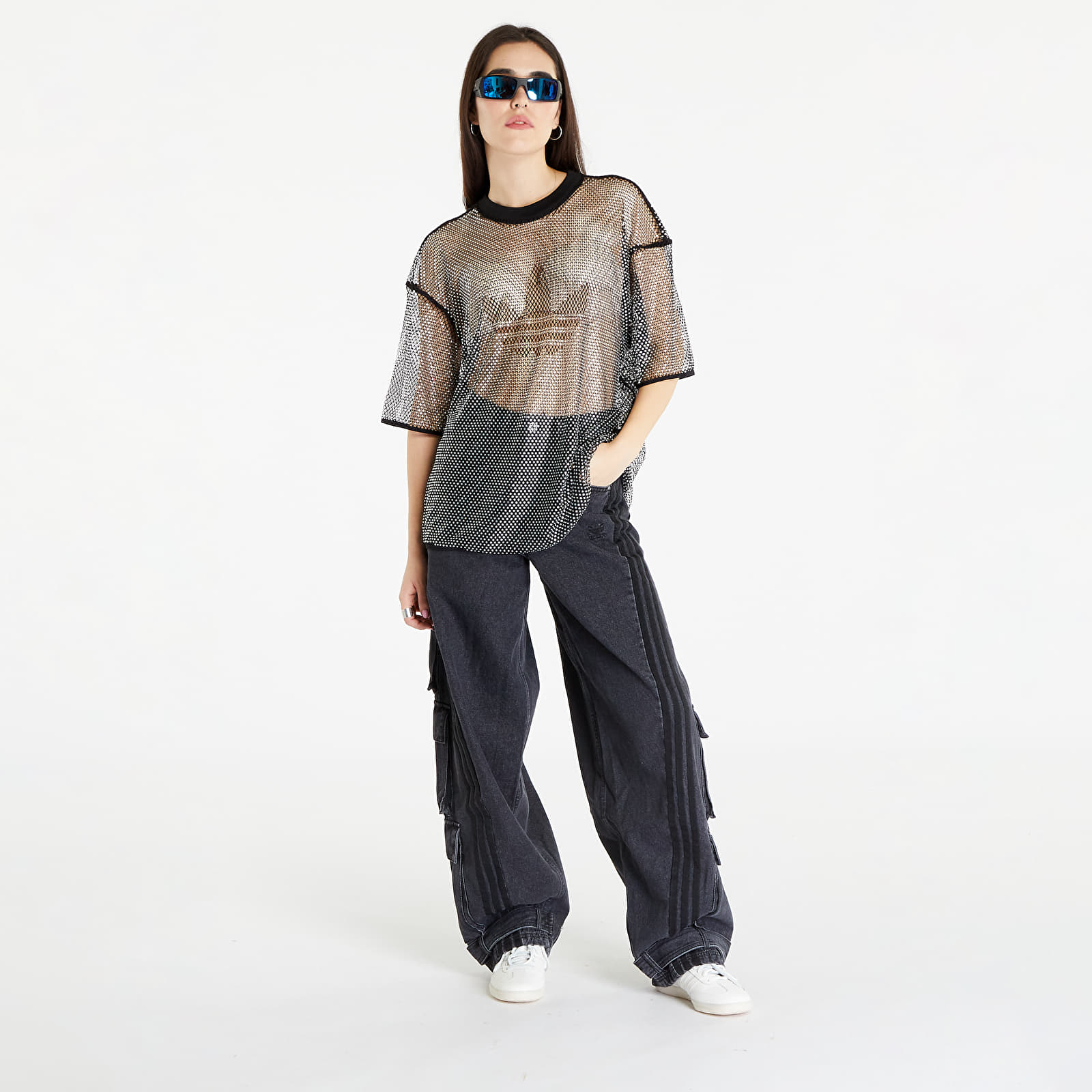 T-shirts adidas Originals Rhine Stone Short Sleeve Tee Black/ Multicolor