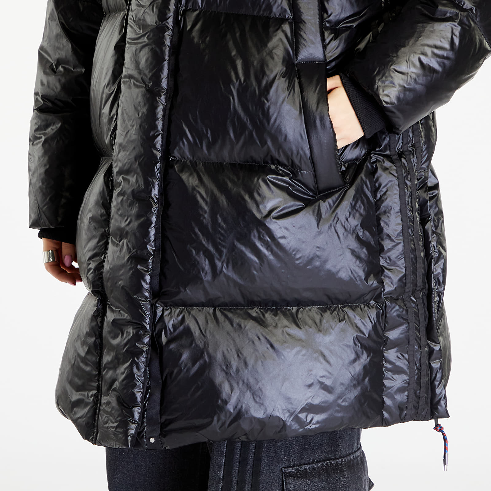 Jackets adidas Originals Long Puffer Jacket Black
