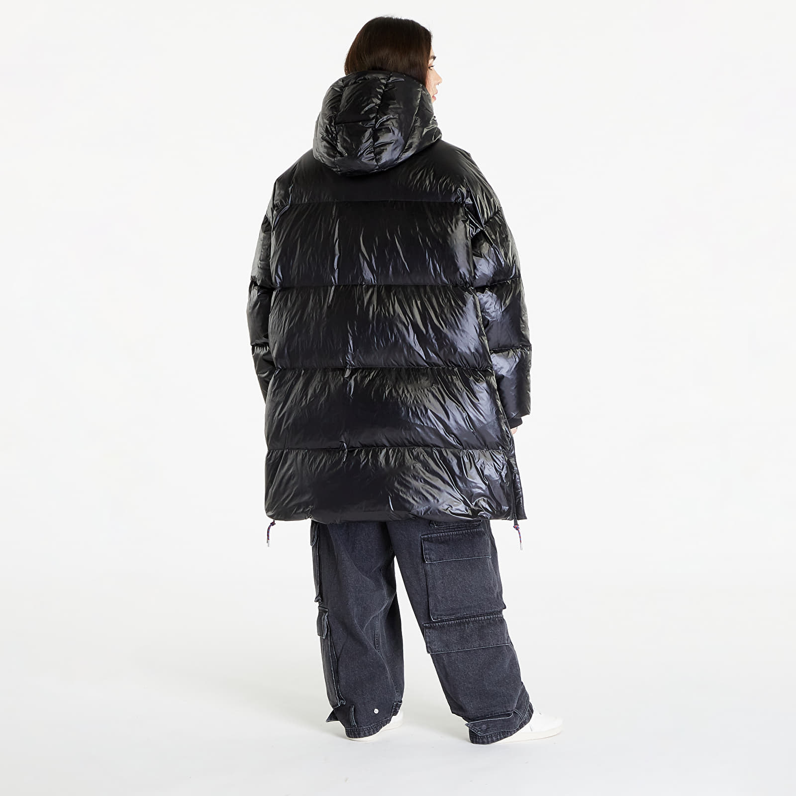 Jackets adidas Originals Long Puffer Jacket Black