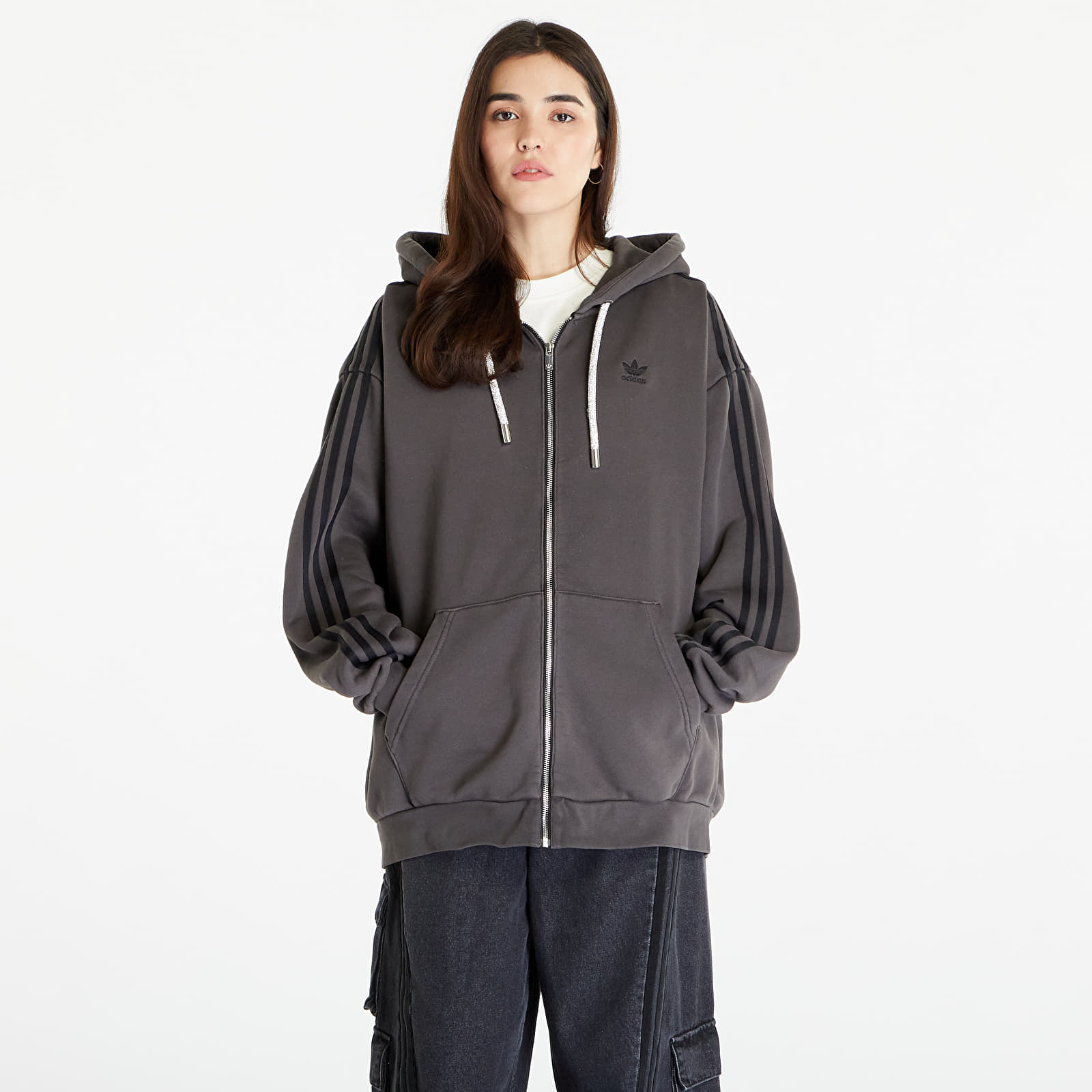 Hoodies en truien adidas Originals Adilenium Oversized Full Zip