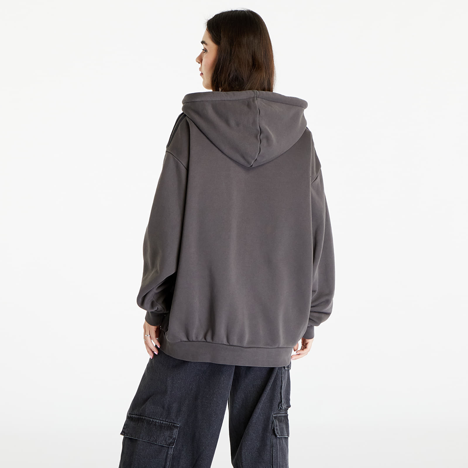Sweatshirts adidas Originals Adilenium Oversized Full-Zip Hoodie Black