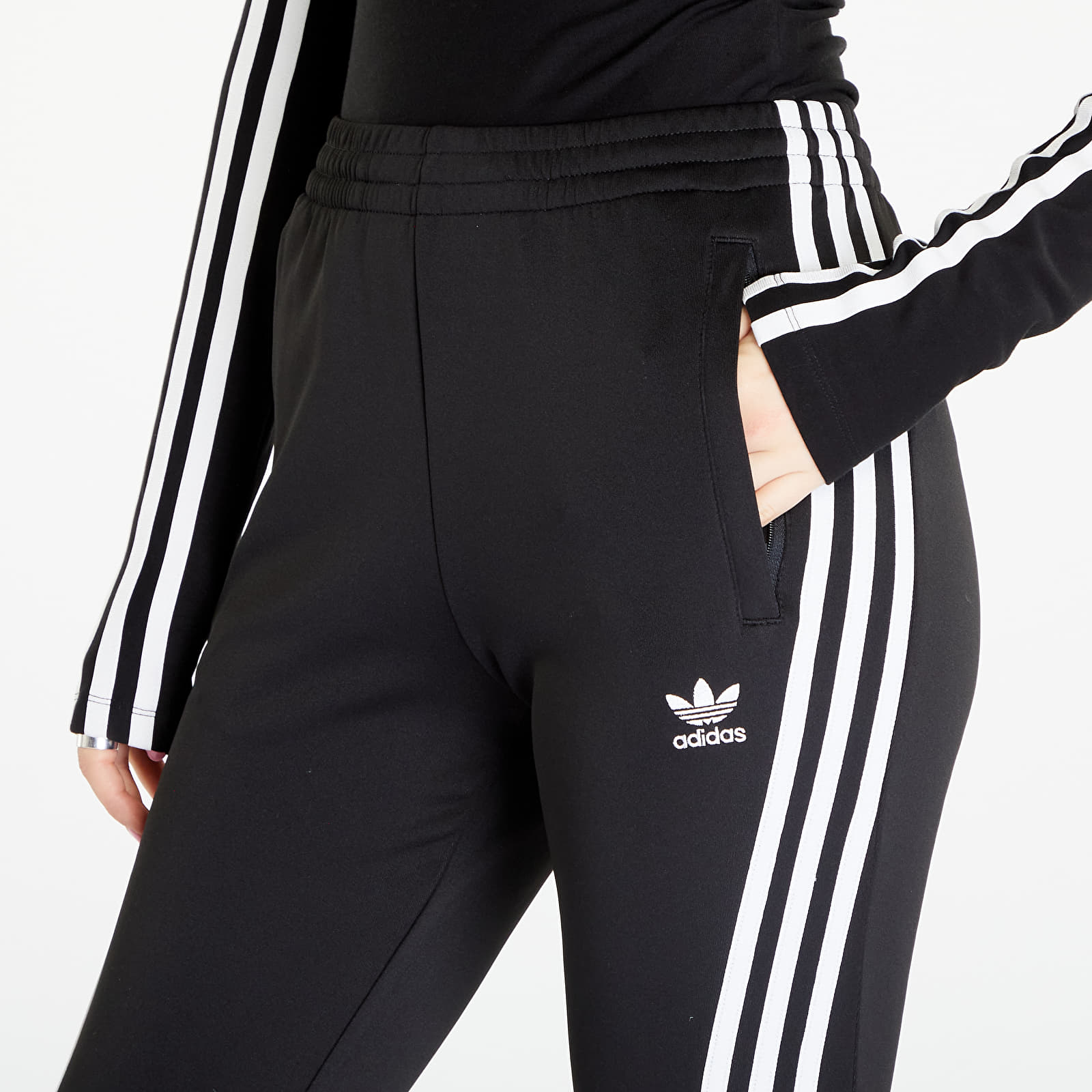 Colanți adidas Originals Flared Track Pant Black - 1 | YEO