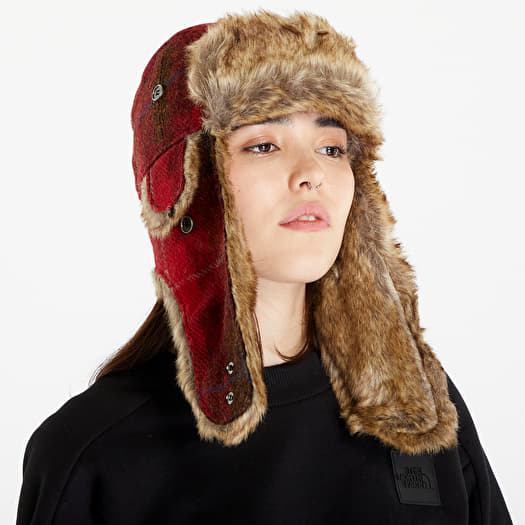 Hoed New Era Harris Tweed Trapper Open Market Red
