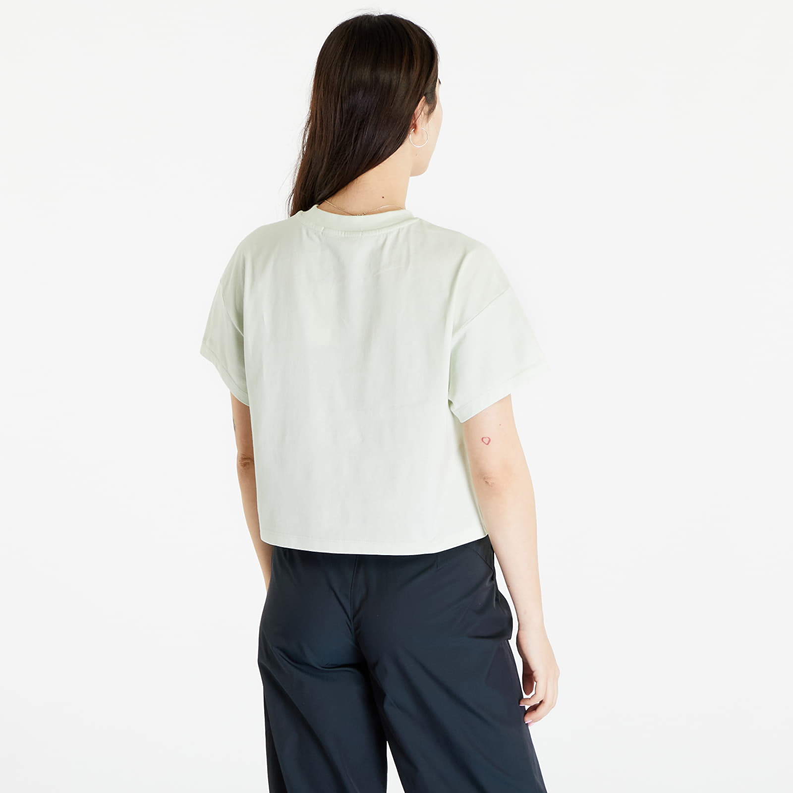 Koszulki Calvin Klein Jeans Crop Top Green