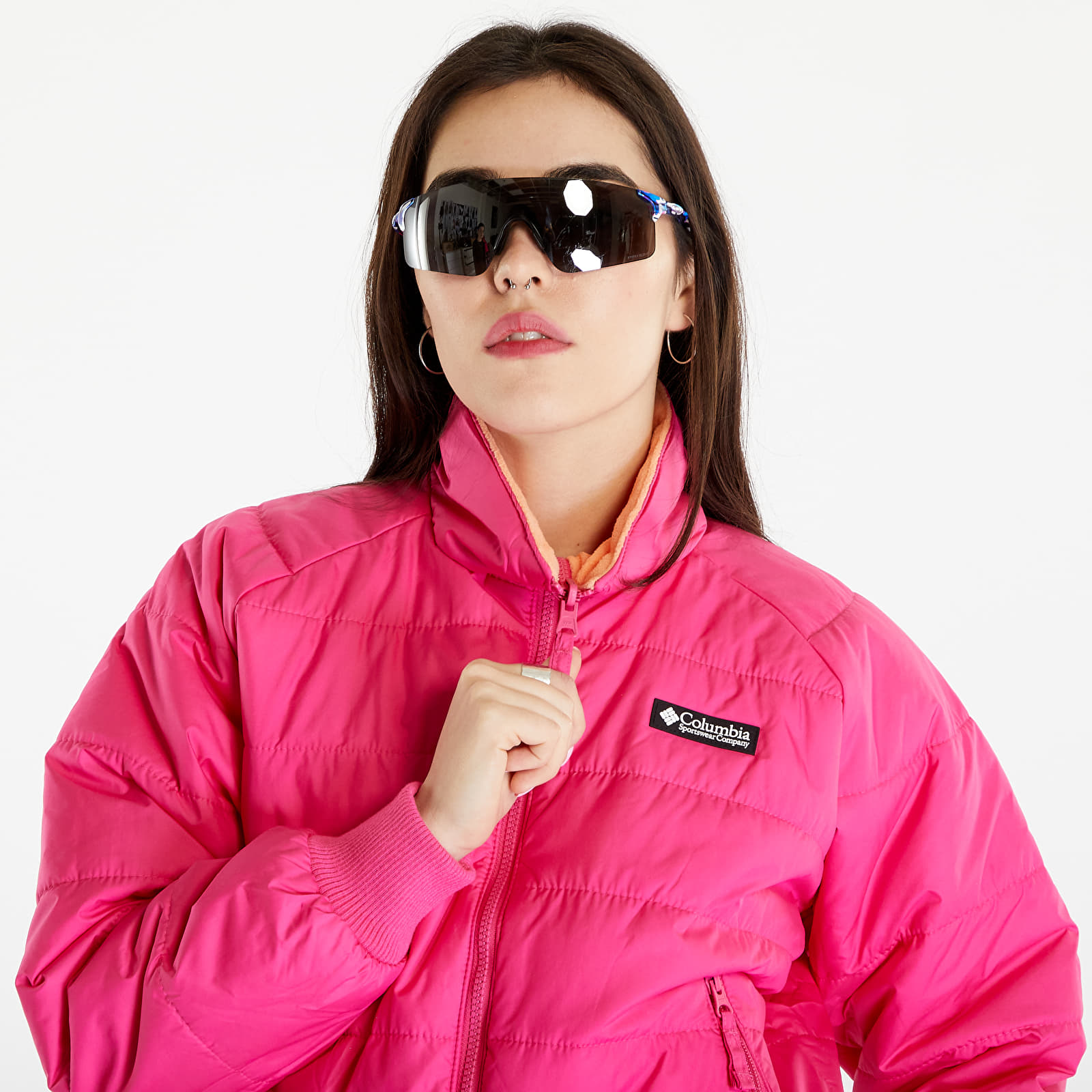 Jackets Columbia Wintertrainer™ 3-in-1 Interchange Waterproof Jacket Black Woven Nature Print/ Fuchsia Fizz