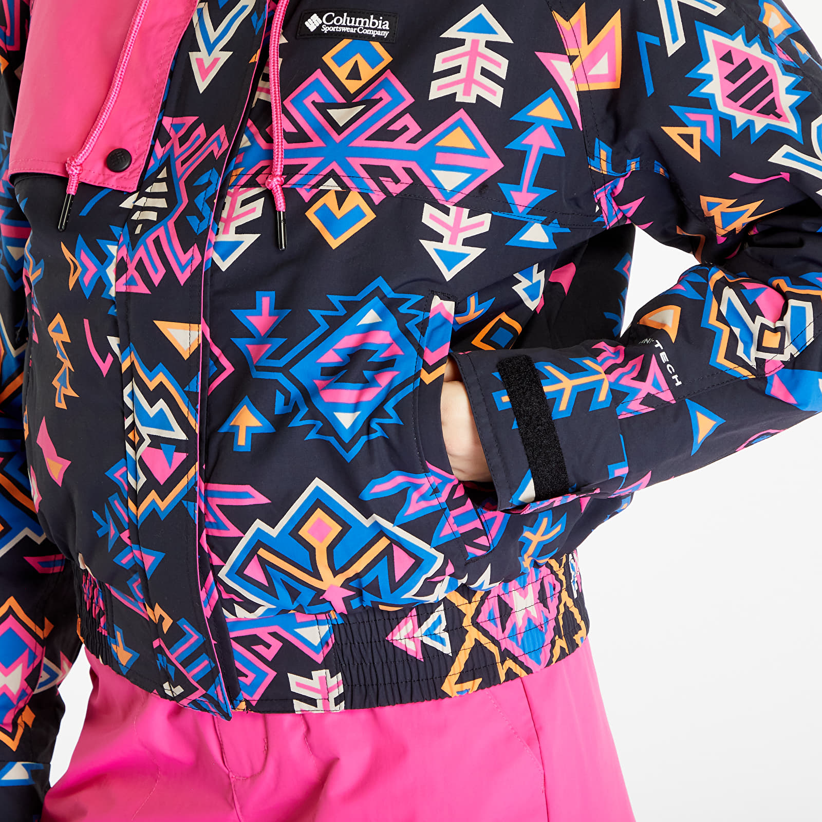 Jackets Columbia Wintertrainer™ 3-in-1 Interchange Waterproof Jacket Black Woven Nature Print/ Fuchsia Fizz