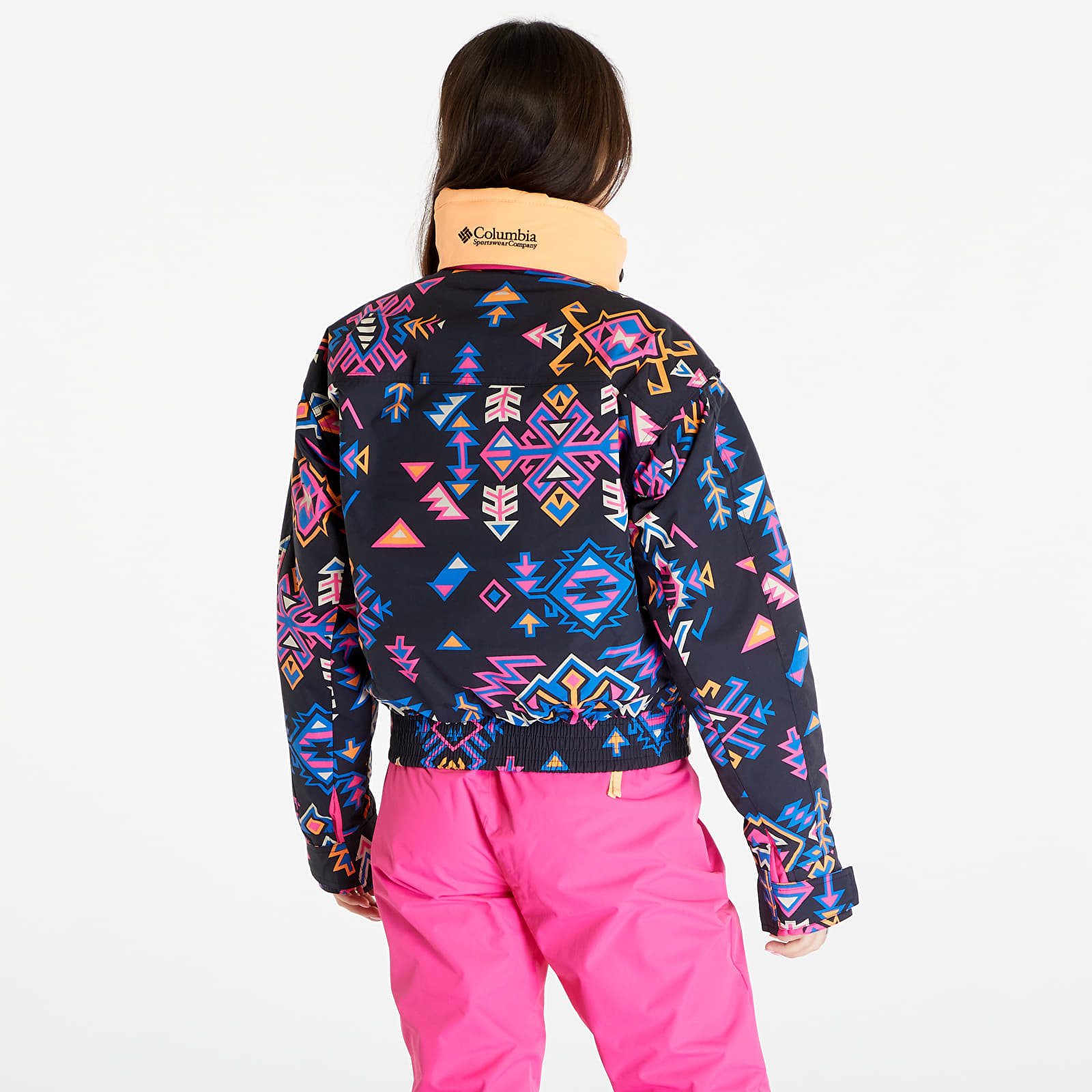 Jackets Columbia Wintertrainer™ 3-in-1 Interchange Waterproof Jacket Black Woven Nature Print/ Fuchsia Fizz