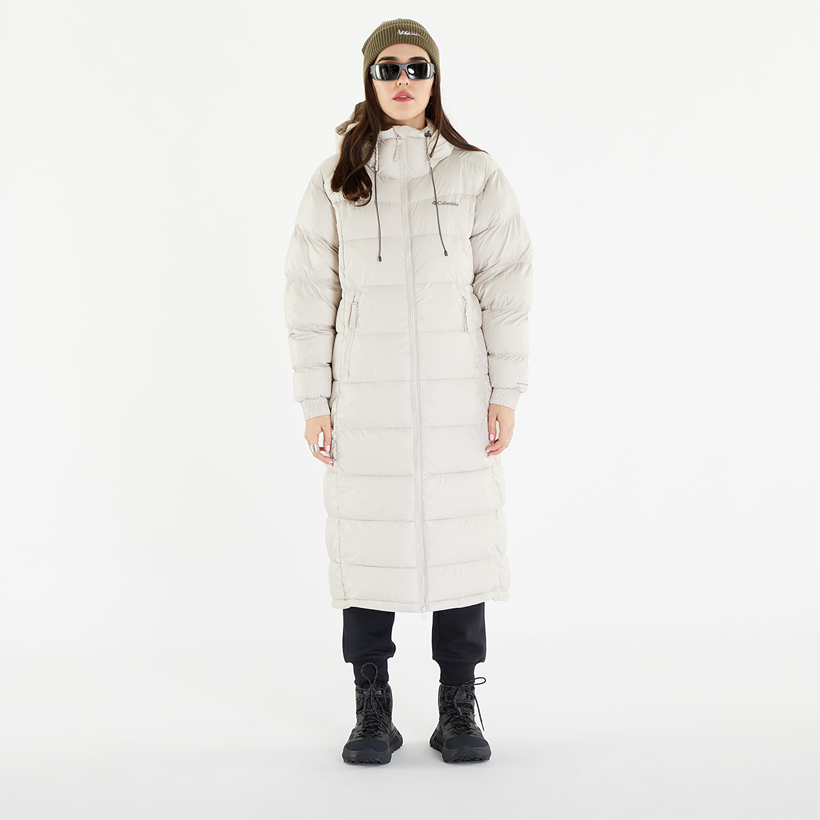 Jakas Columbia Pike Lake™ II Long Puffer Jacket Dark Stone