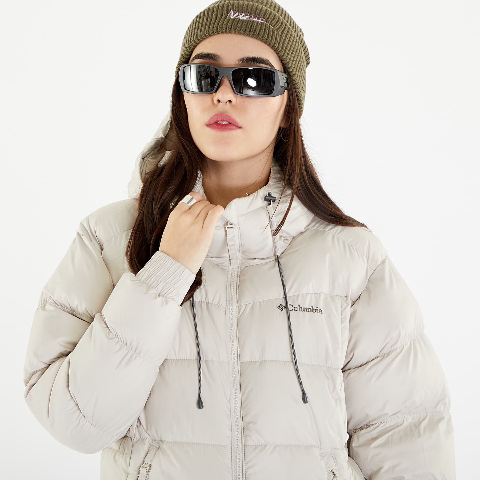 Jakas Columbia Pike Lake™ II Long Puffer Jacket Dark Stone