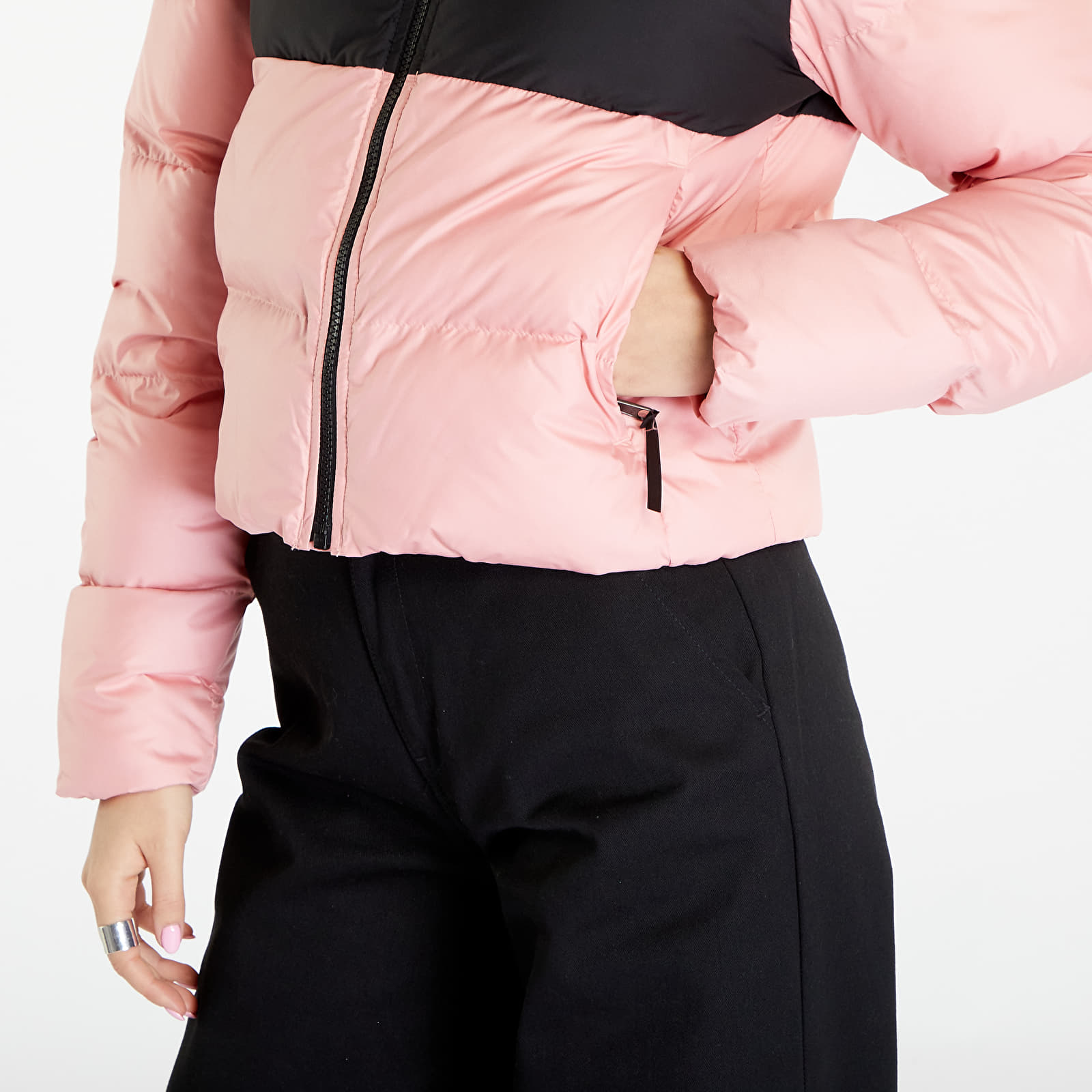 Chaquetas The North Face Cropped Saikuru Jacket Shady Rose/ TNF Black