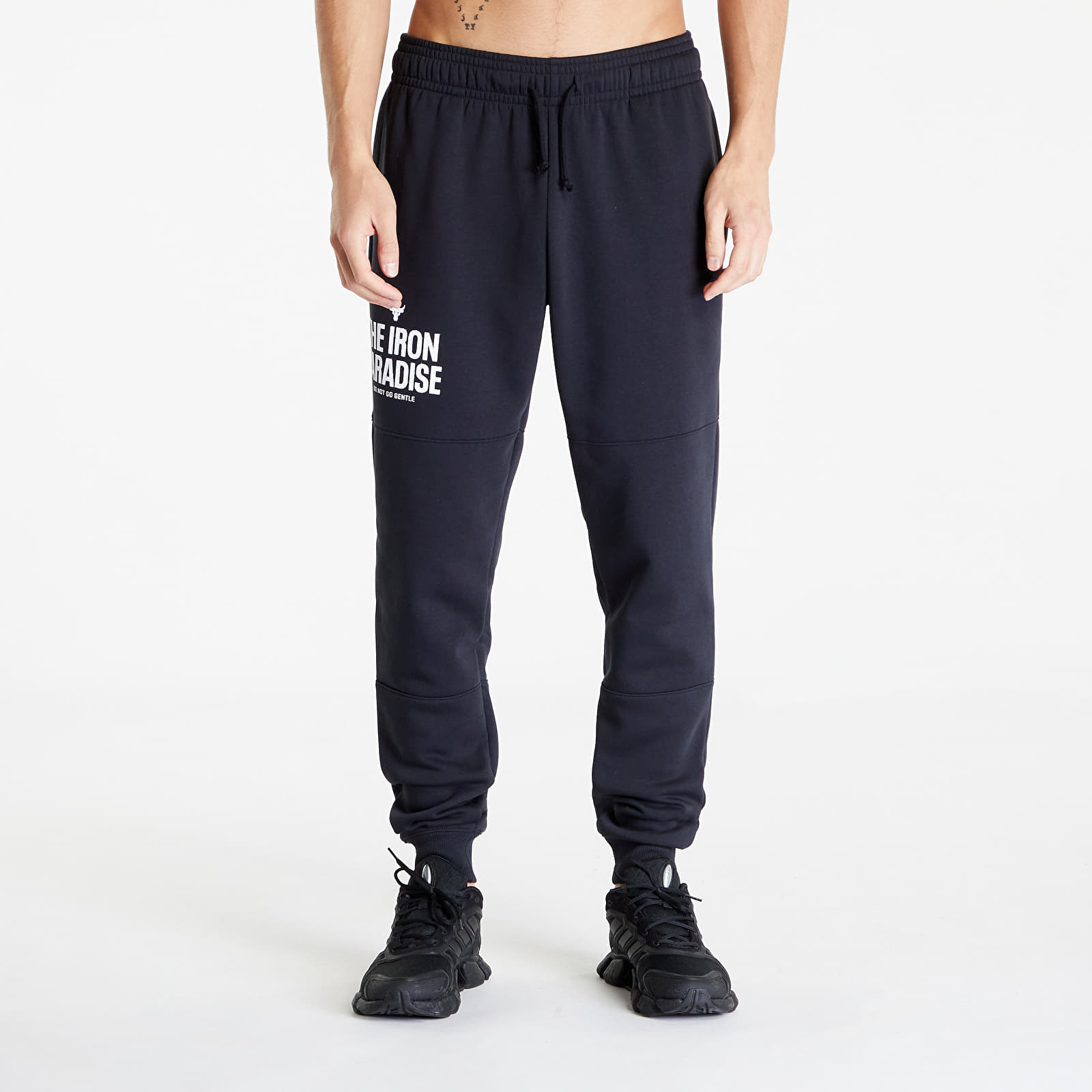 Trenirka hlače  Under Armour Project Rock Rival Fleece Jogger Black