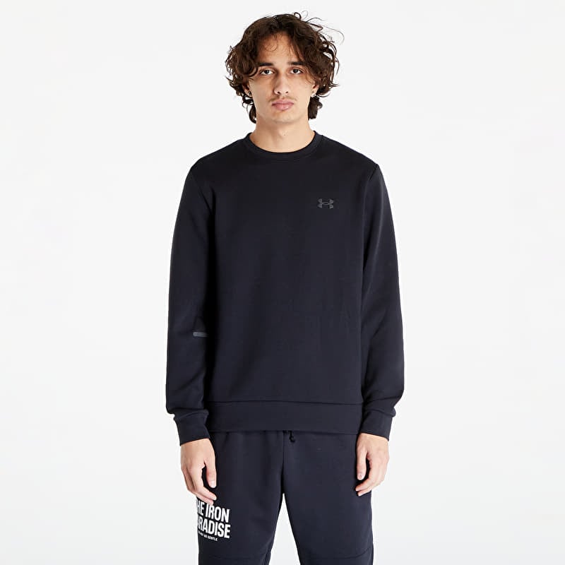 Sweatshirt Under Armour Unstoppable Fleece Crewneck Sweatshirt Black