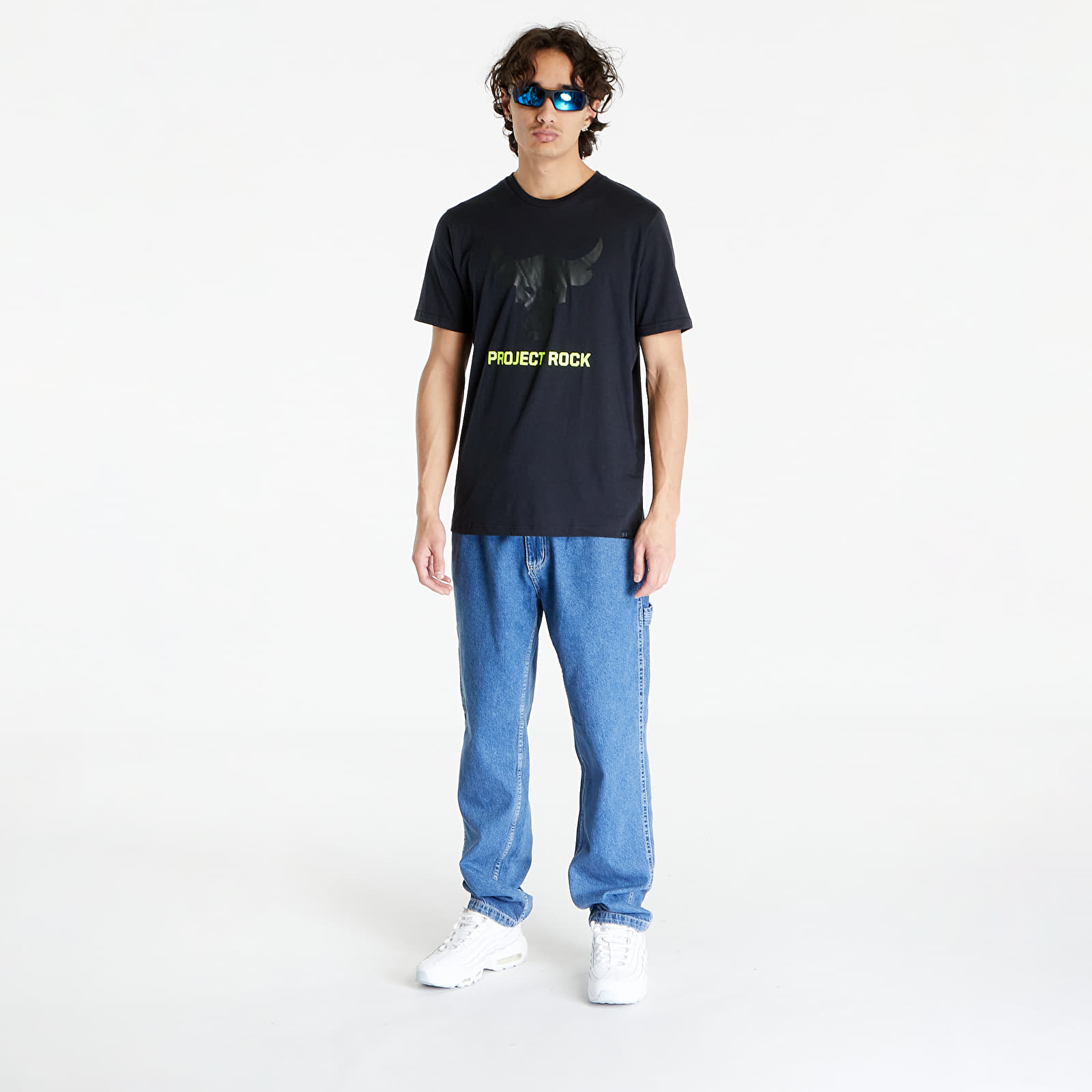 T-Shirts Under Armour Project Rock Brahma Bull Short Sleeve Tee Black/ Pitch Gray