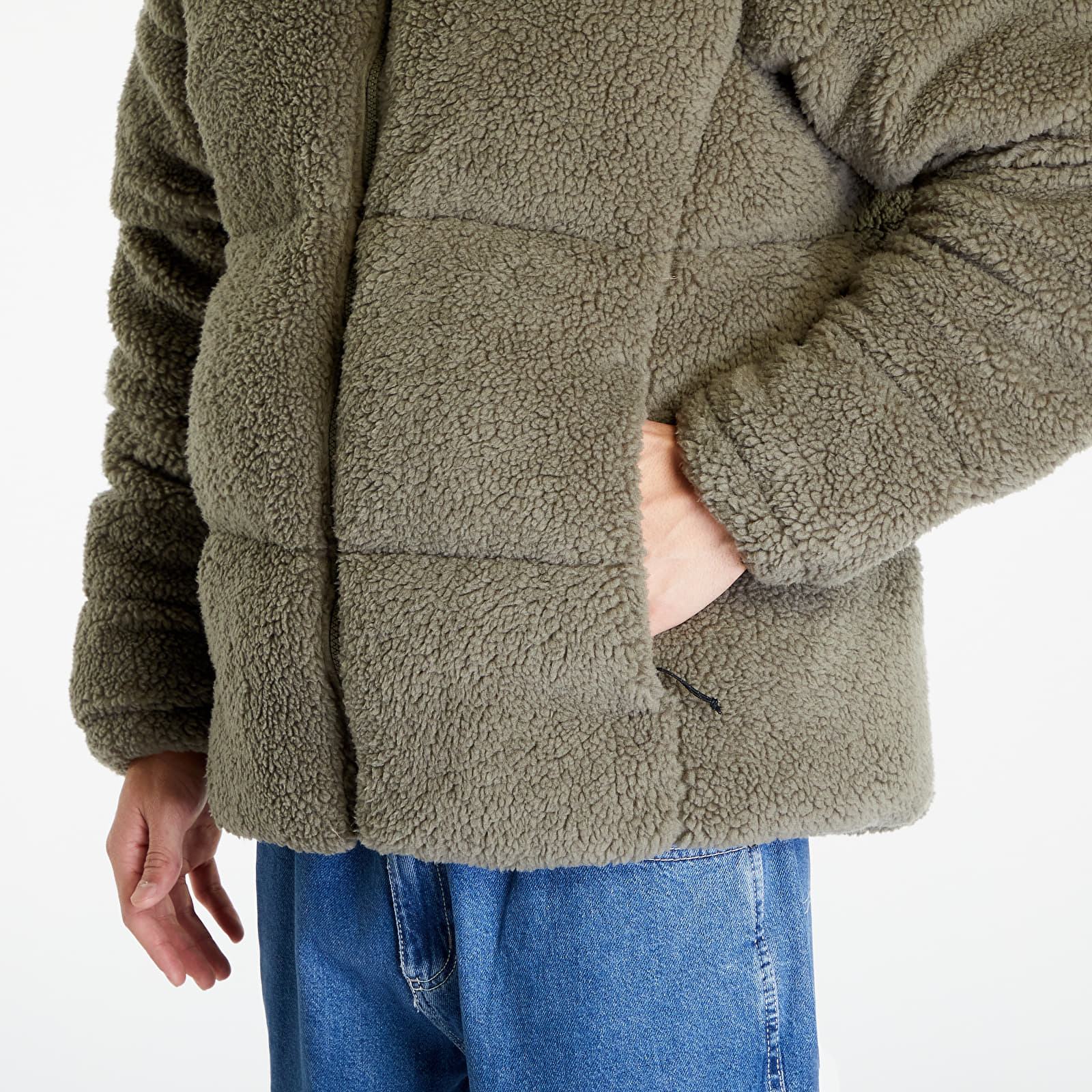 Jacken Columbia Puffect™ Sherpa Jacket Stone Green