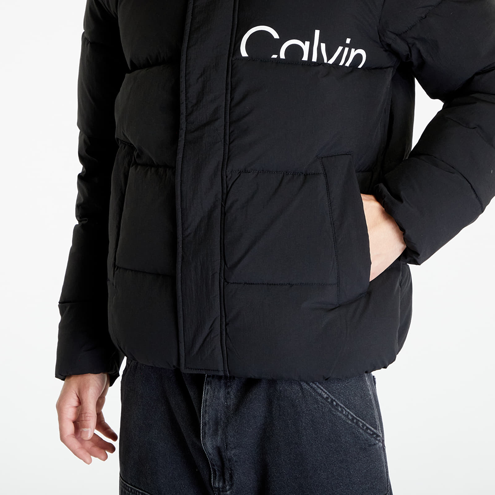 Jackor Calvin Klein Jeans Essentials Non Down Jacket Black