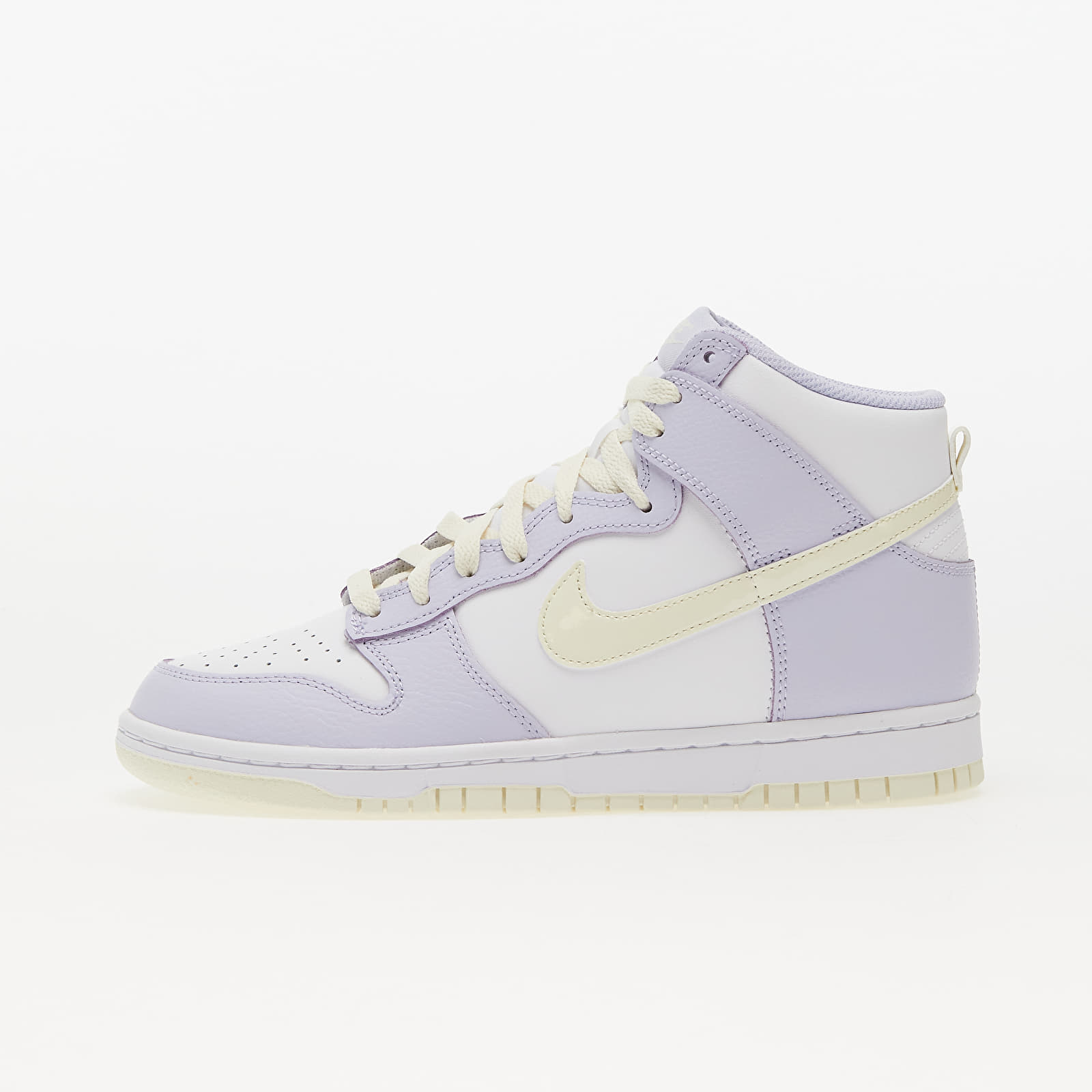 Sieviešu kedas un apavi Nike W Dunk High White/ Coconut Milk-Oxygen Purple