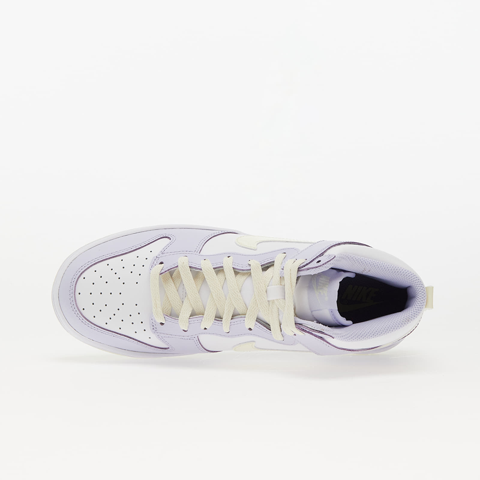 Sieviešu kedas un apavi Nike W Dunk High White/ Coconut Milk-Oxygen Purple