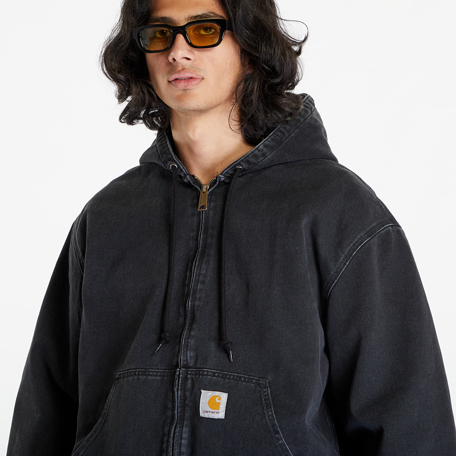 Jacken Carhartt WIP OG Active Jacket Black Stone Washed