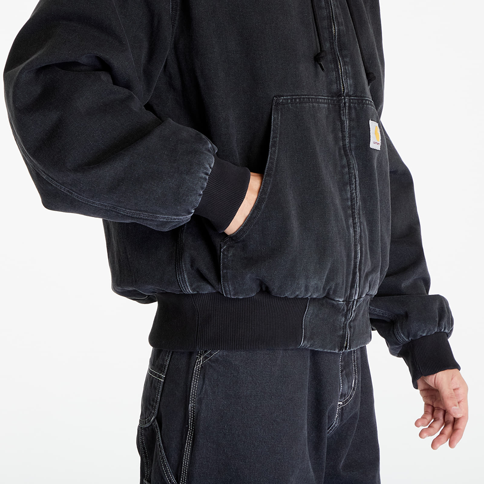 Jacken Carhartt WIP OG Active Jacket Black Stone Washed