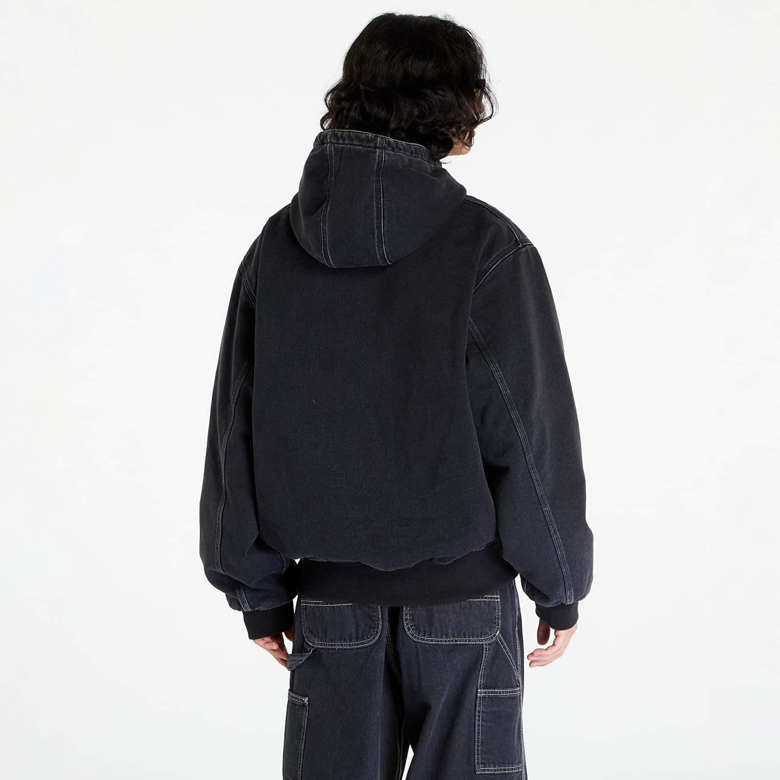 Jacken Carhartt WIP OG Active Jacket Black Stone Washed