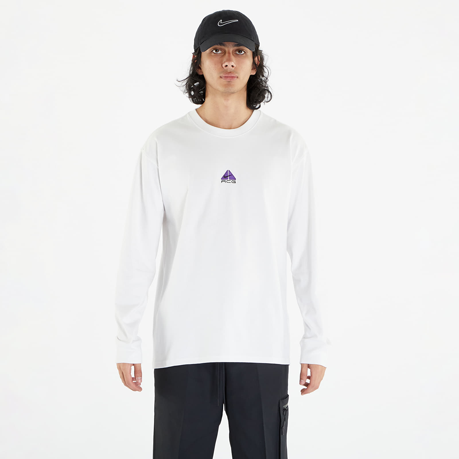 Koszulki Nike ACG "Lungs" Long Sleeve T-Shirt Summit White/ Black