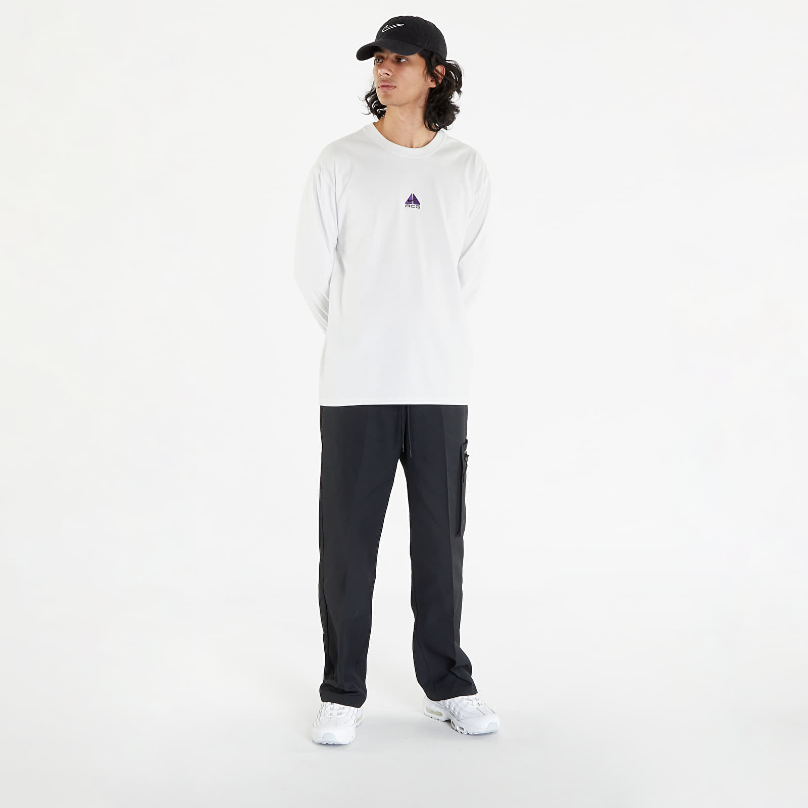 Koszulki Nike ACG "Lungs" Long Sleeve T-Shirt Summit White/ Black