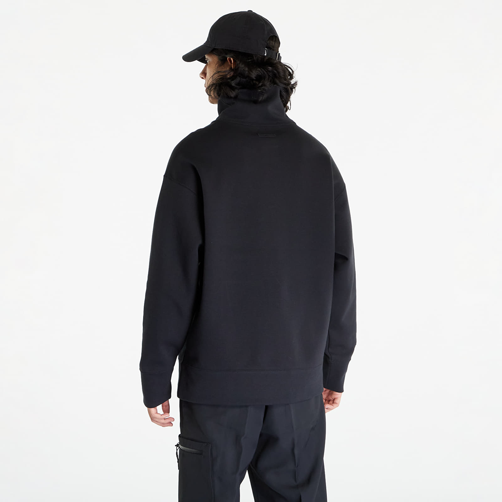 Bluzy Nike Sportswear Tech Fleece Reimagined Turtleneck Sweatshirt Black