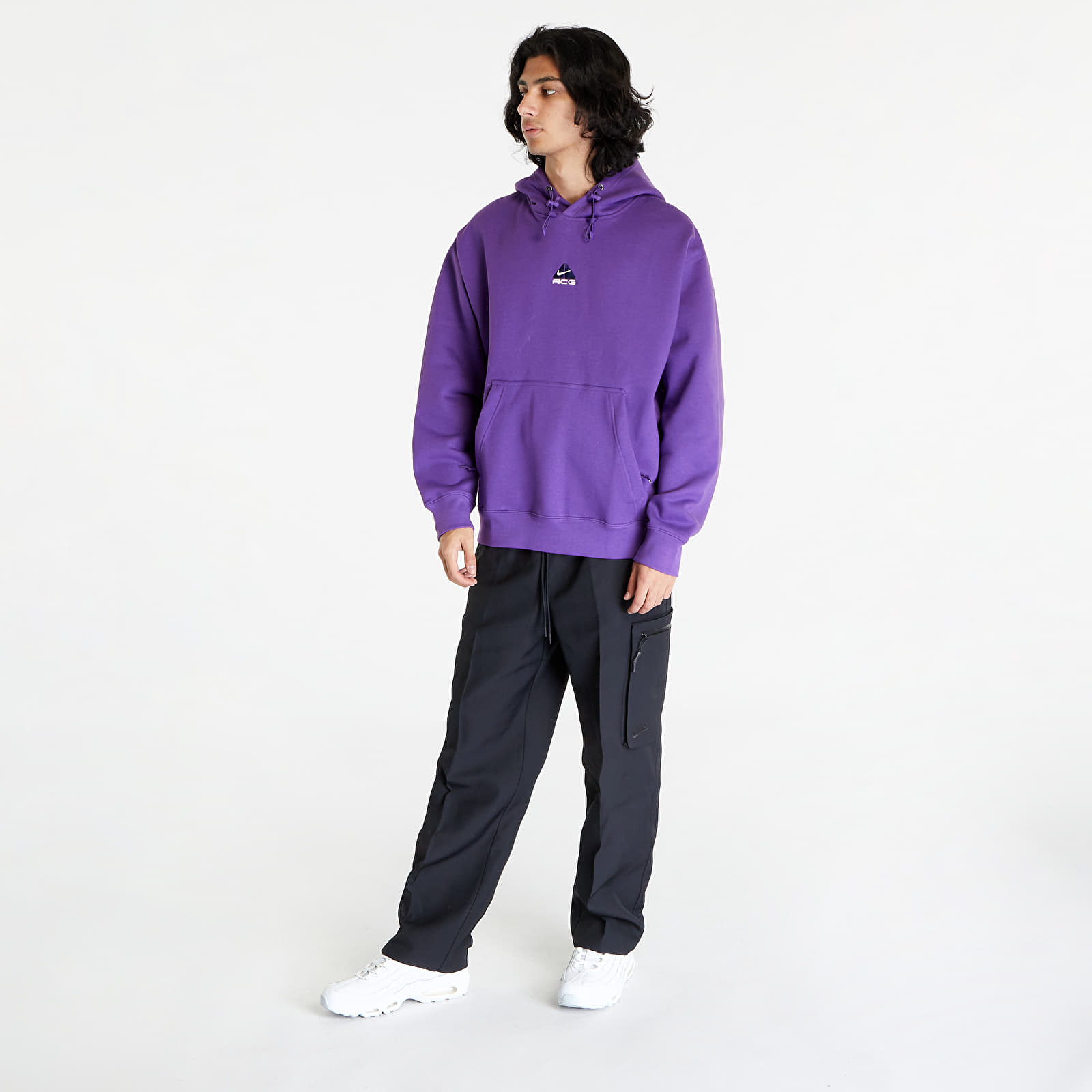 Sweatshirts Nike ACG Therma FIT Fleece Pullover Hoodie UNISEX Purple Cosmos Summit White Queens