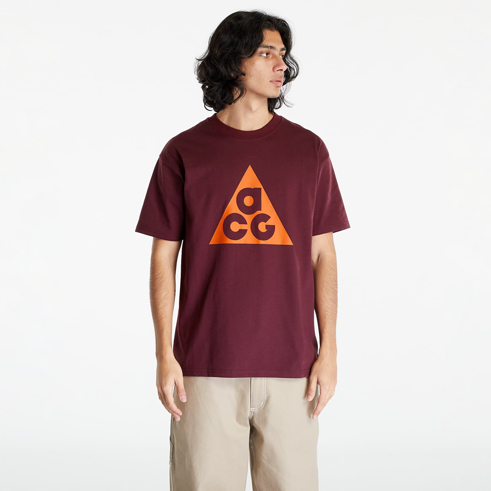 Koszulki Nike ACG Short Sleeve T-Shirt Night Maroon