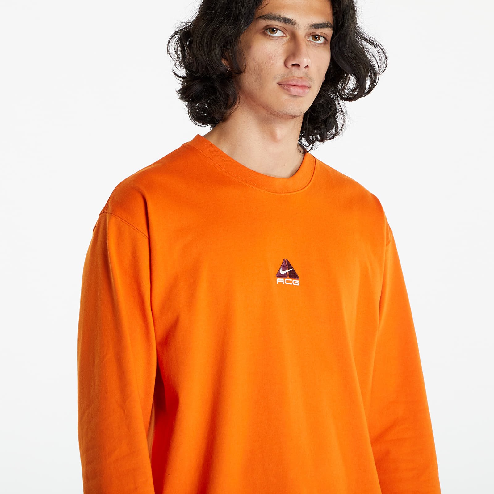 T-shirts Nike ACG "Lungs" Long-Sleeve T-Shirt Campfire Orange/ Summit White  | Queens
