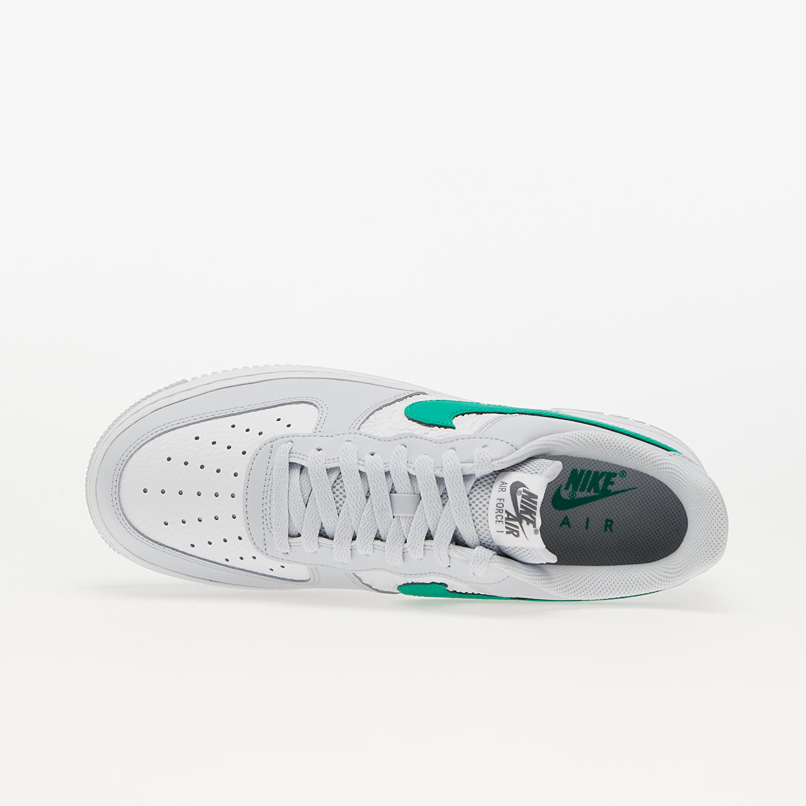 Zapatillas Hombre Nike Air Force 1 '07 Pure Platinum/ Stadium Green-Iron Grey