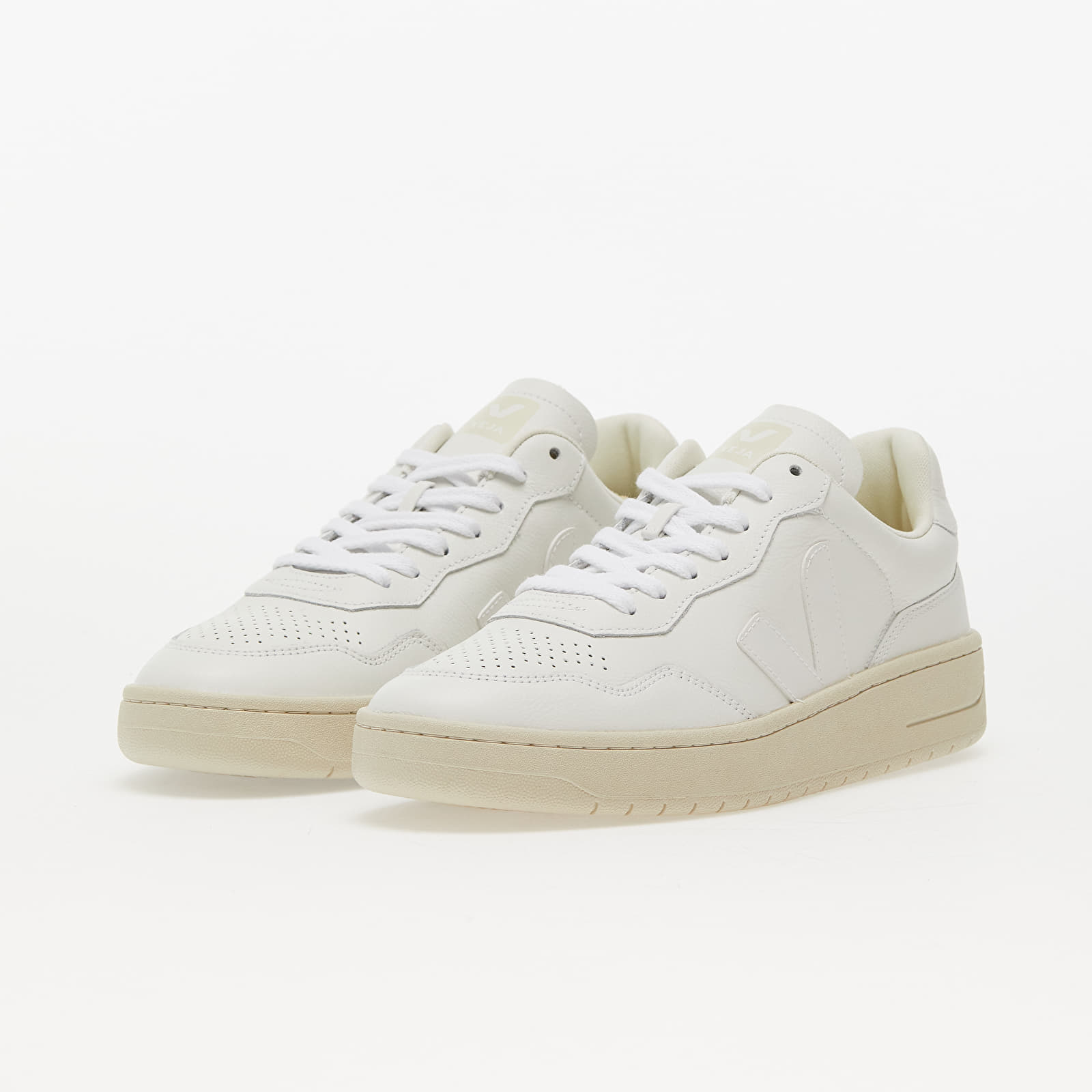 Zapatillas y zapatos de hombre Veja V-90 Extra White