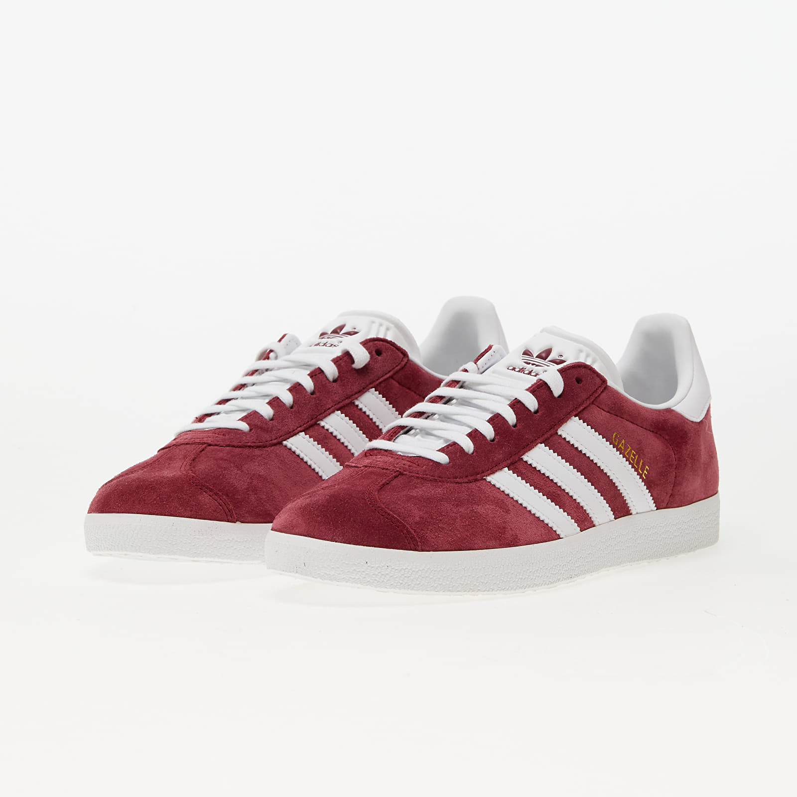 Herensneakers en -schoenen adidas Gazelle Cburgundy/ Ftw White/ Gold Metalic