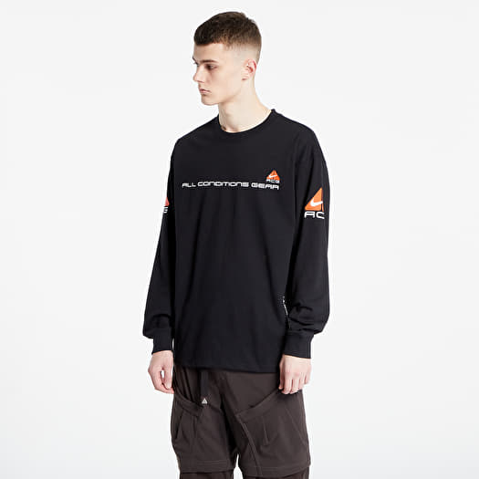 Black long sleeve nike best sale
