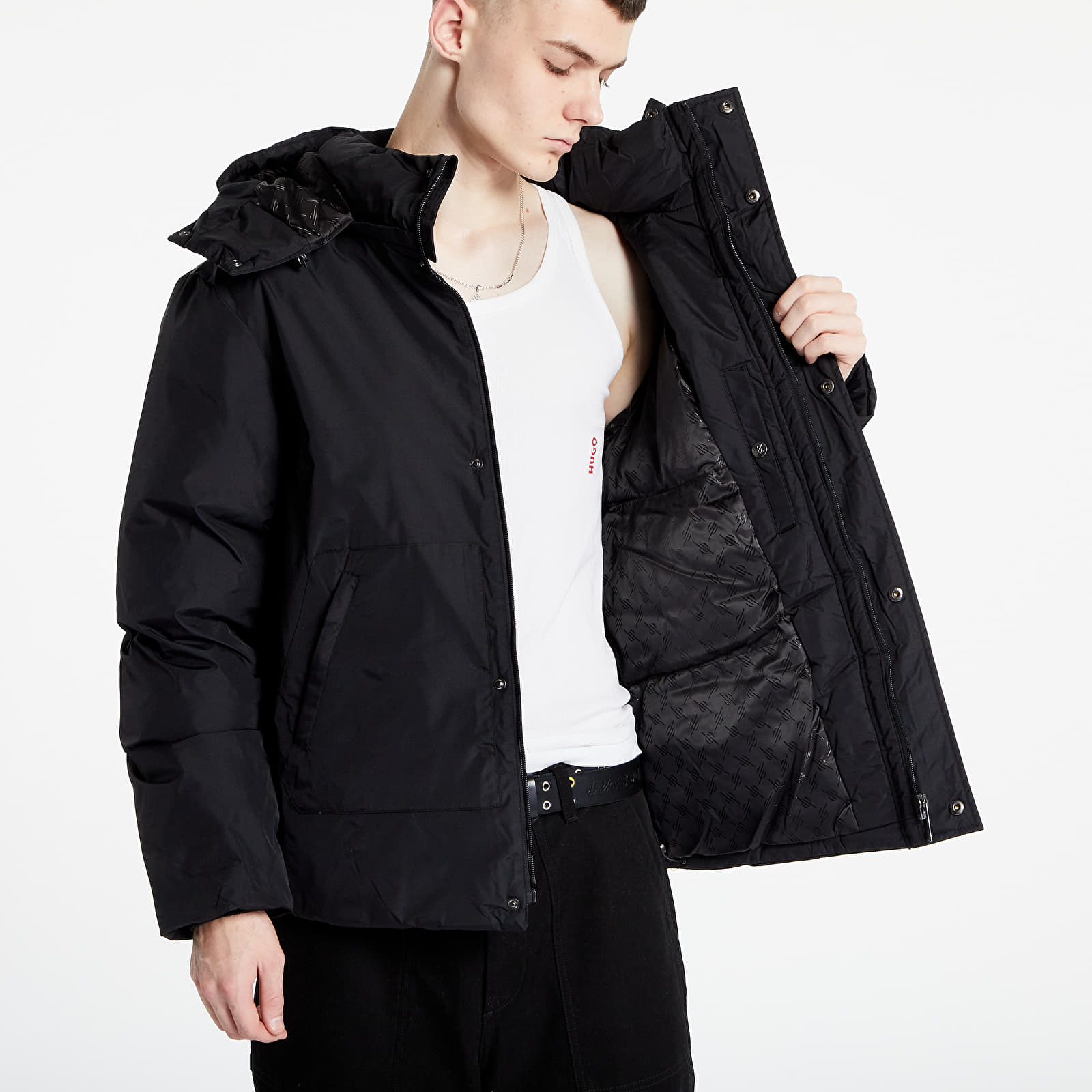 Jakas Daily Paper Ruraz Puffer Jacket Black