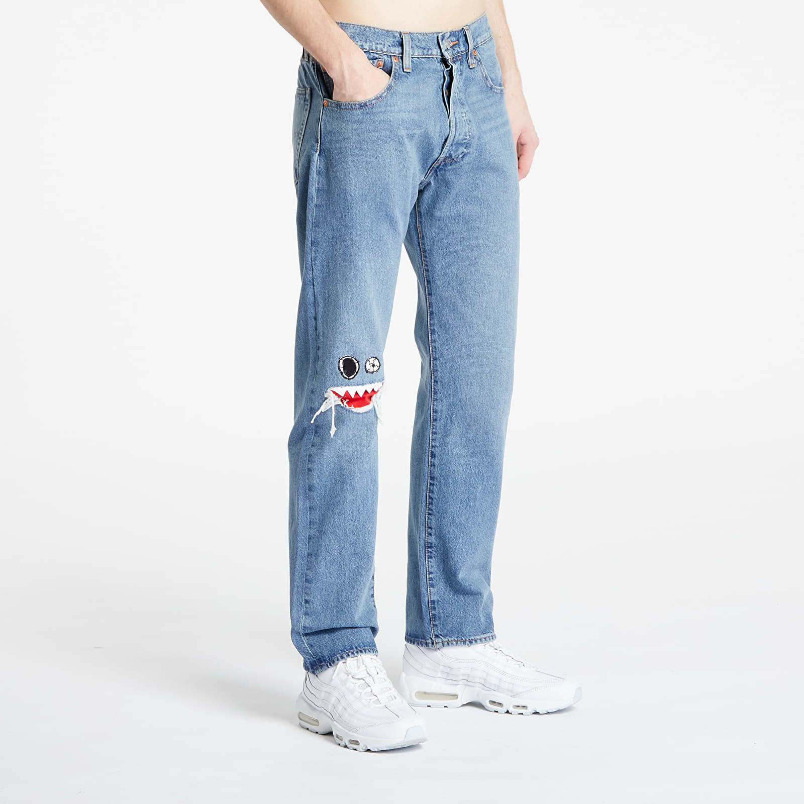 Jeans Levi's® Skate 501 Jeans Shredded Blue