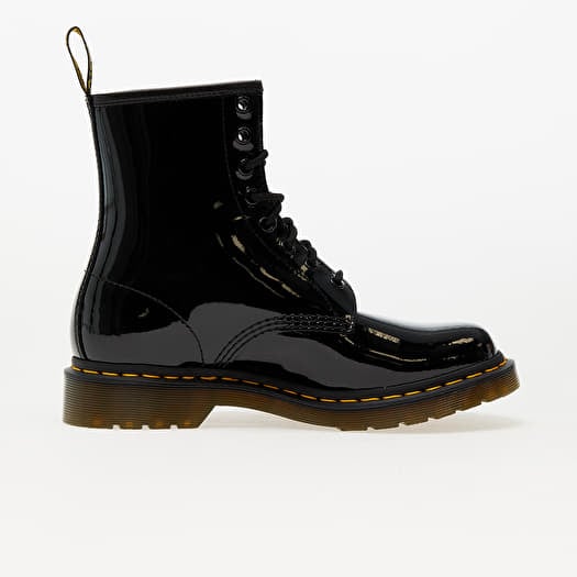 Zapatillas y zapatos de mujer Dr. Martens 1460 Patent Leather Lace Up Boots Black Queens