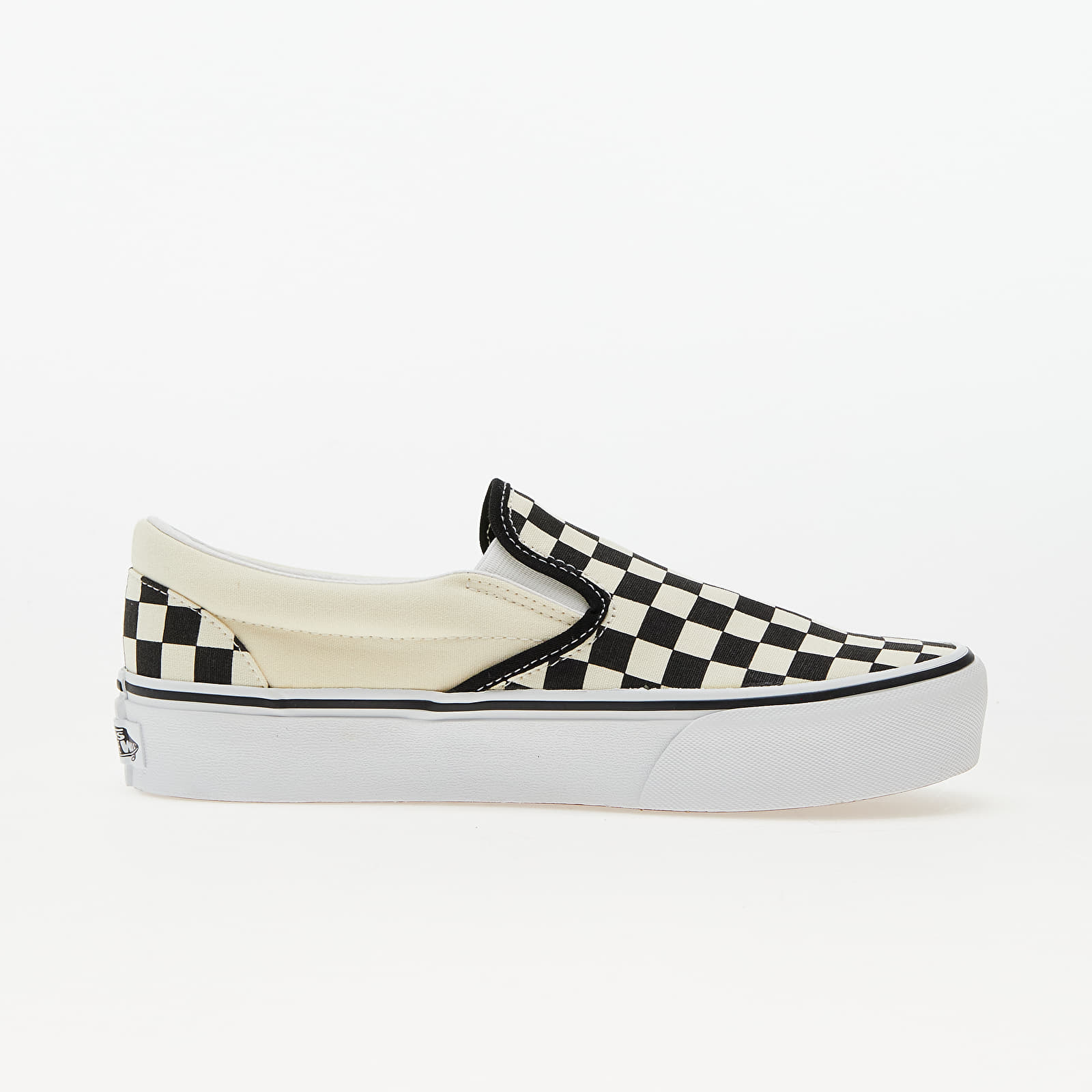 Pánské tenisky a boty Vans Classic Slip-On Platform Black And White Checkerboard/ White