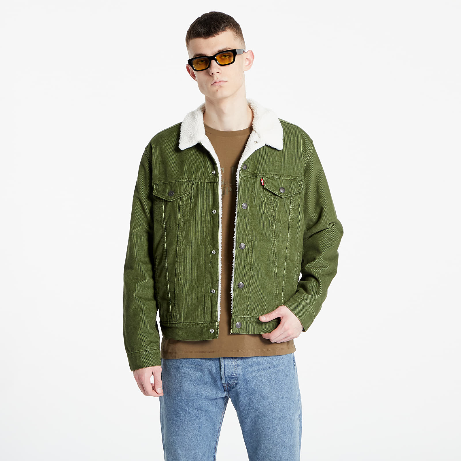 Sherpa jacket green clearance