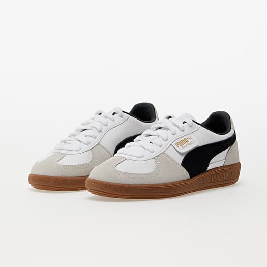 All white leather puma shoes discount