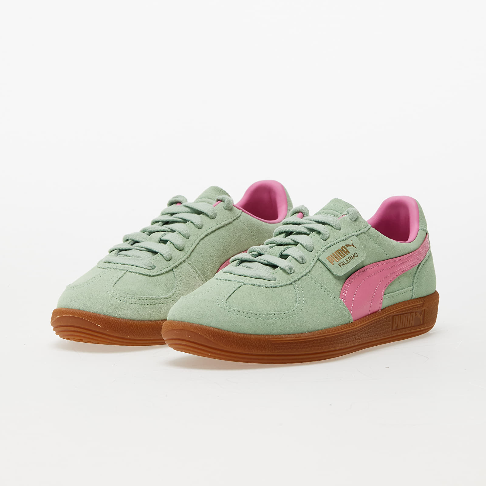 Pánské tenisky a boty Puma Palermo Fresh Mint-Fast Pink