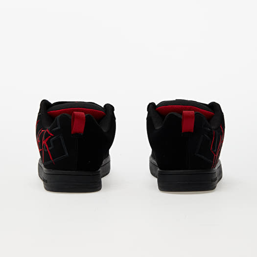 Baskets DC Shoes Court Graffik Sq Noir Rouge Pointure 44 EU - Neuves En Boîte 2025