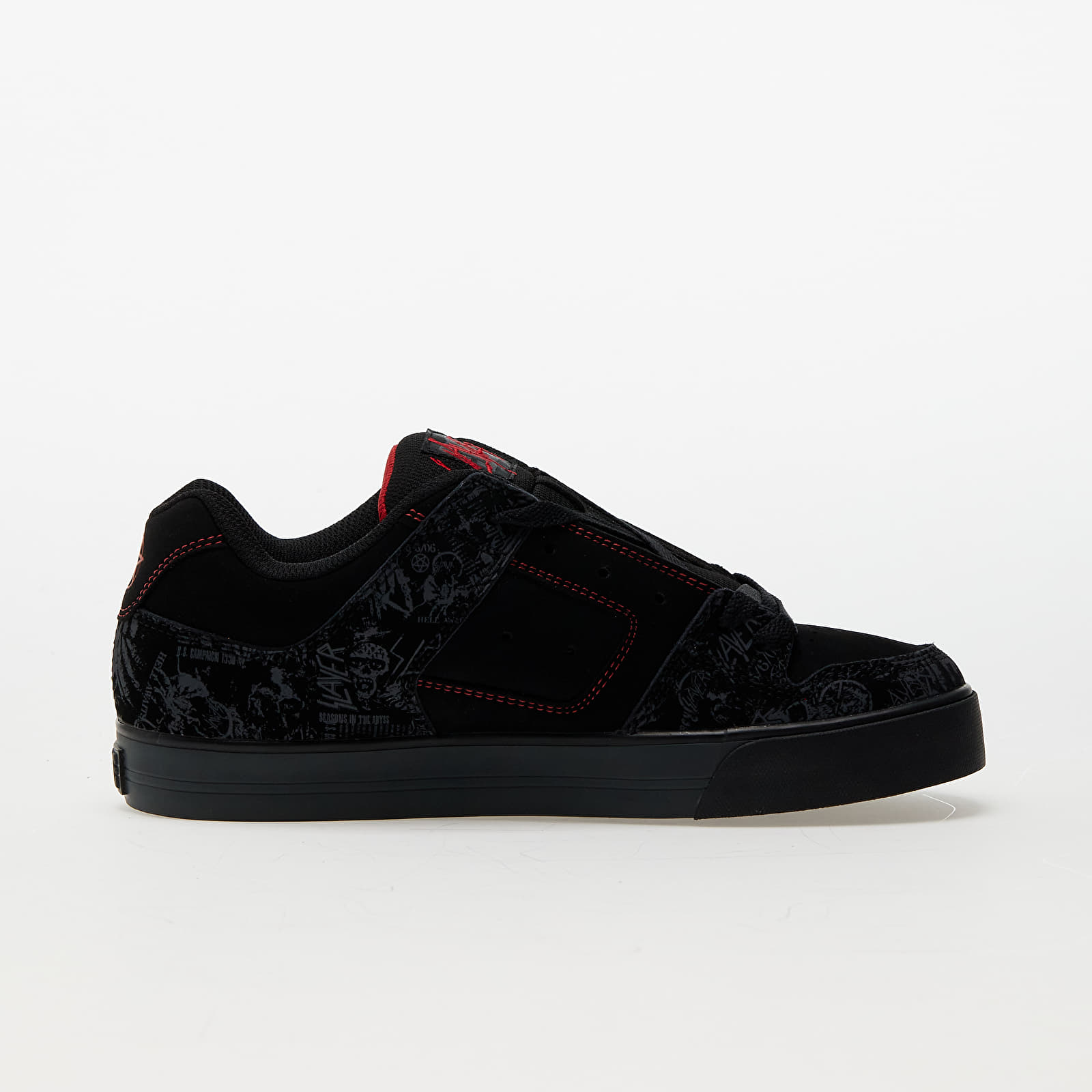 Zapatillas Hombre DC x Slayer Pure Black/ Grey/ Red